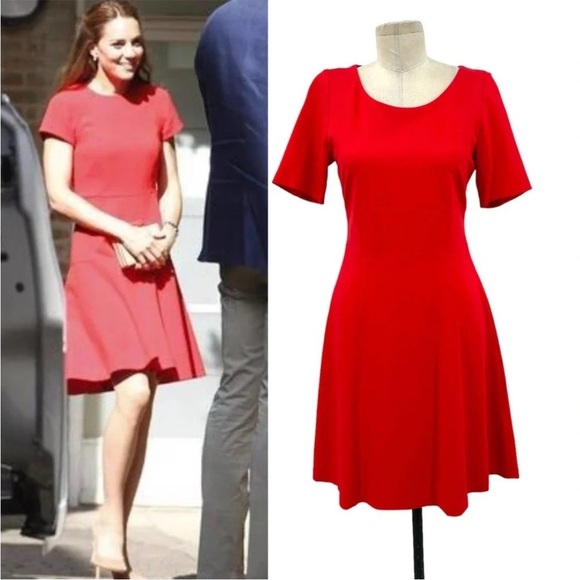 LK BENNET DR Gail black dress queen style US 2 UK 6 royalty - Picture 5 of 5